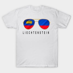 Liechtenstein Sunglasses, Liechtenstein Flag, Liechtenstein gift ,  Liechtensteiner , T-Shirt